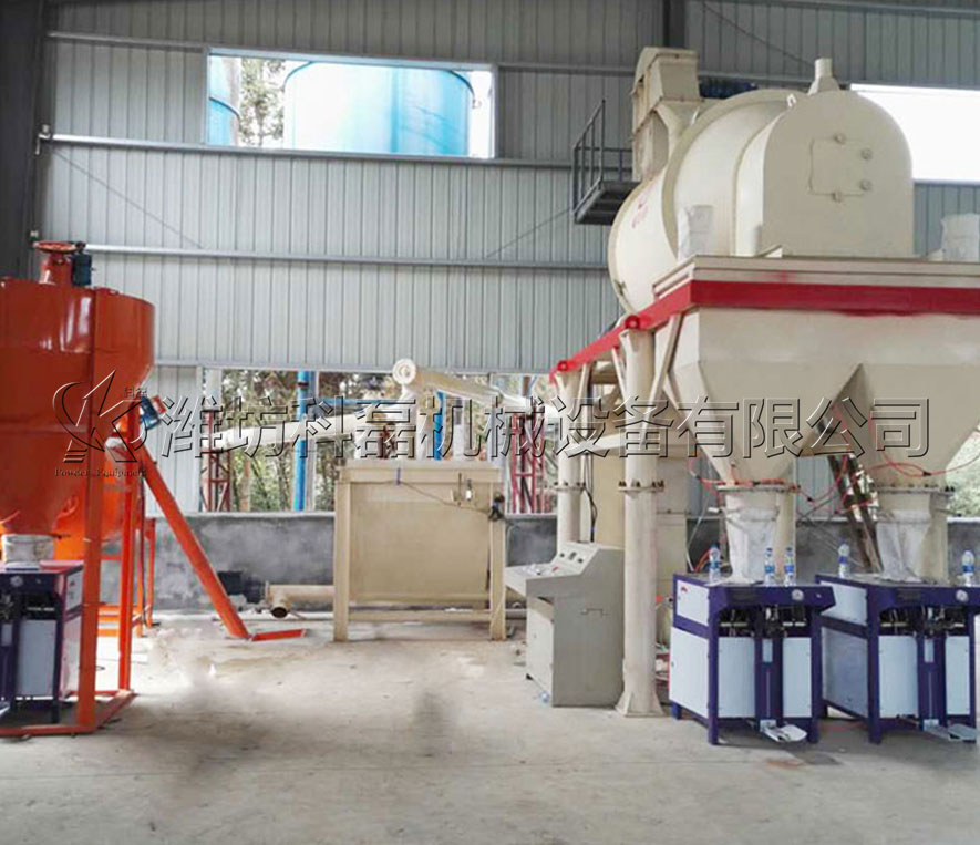 小型干粉砂浆设备使用案例 第1张