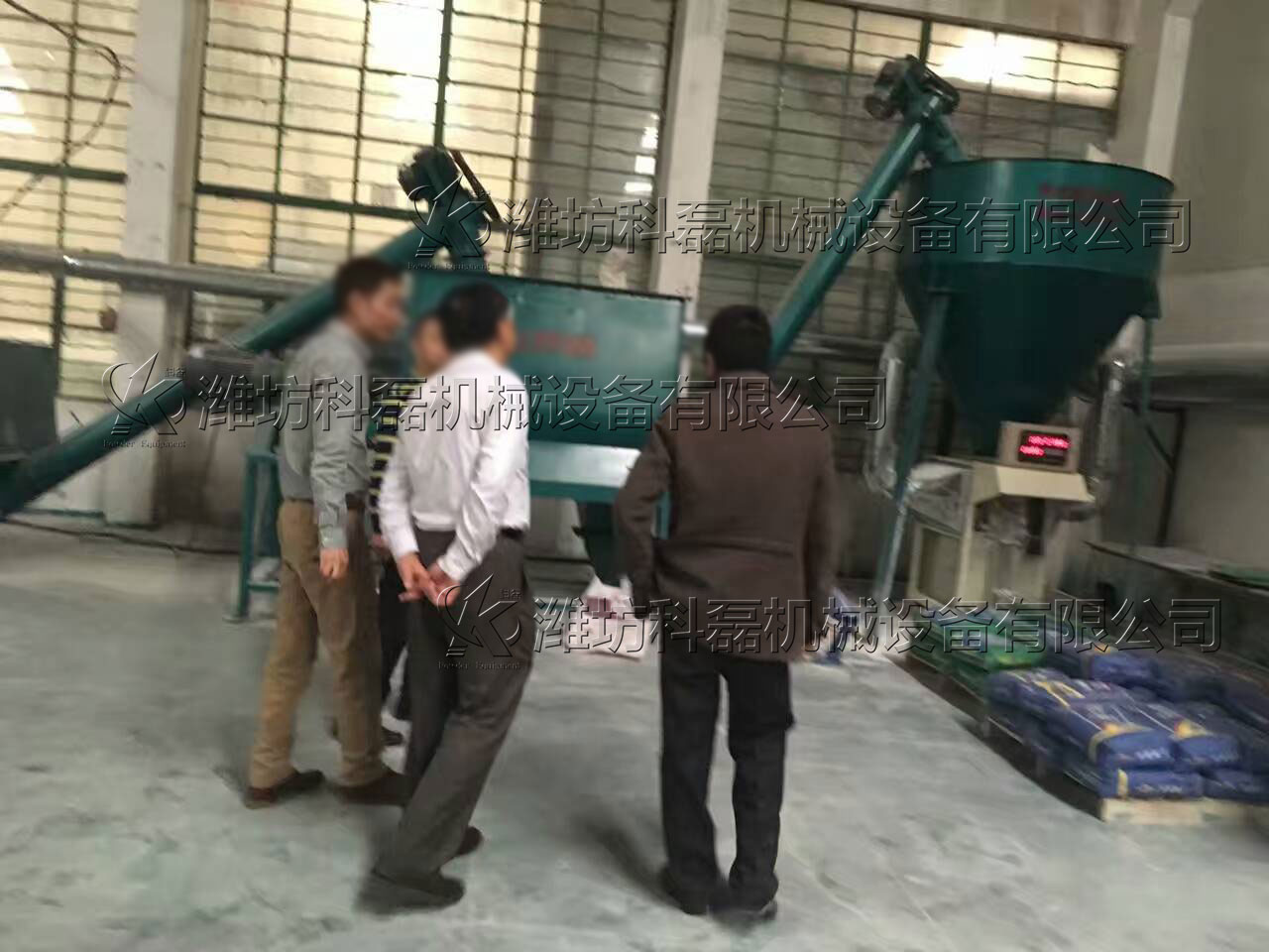 山东东营客户腻子粉生产线实拍 第2张