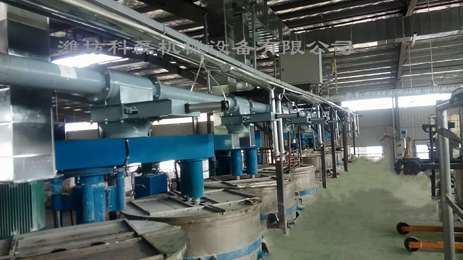 科磊管链输送机吨袋拆包机使用现场实拍 第2张