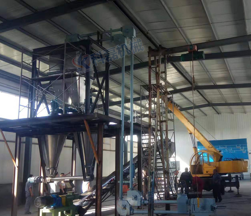 科磊管链输送机客户安装使用现场实拍 第1张 科磊管链输送机客户安装使用现场实拍 第1张