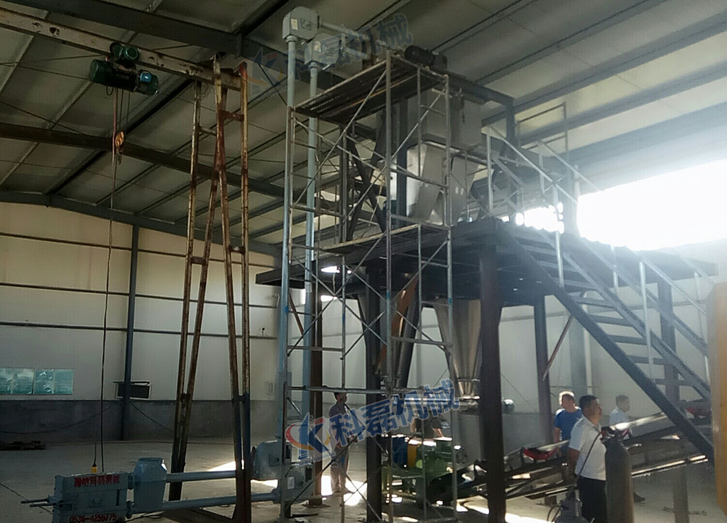 科磊管链输送机客户安装使用现场实拍 第3张 科磊管链输送机客户安装使用现场实拍 第3张